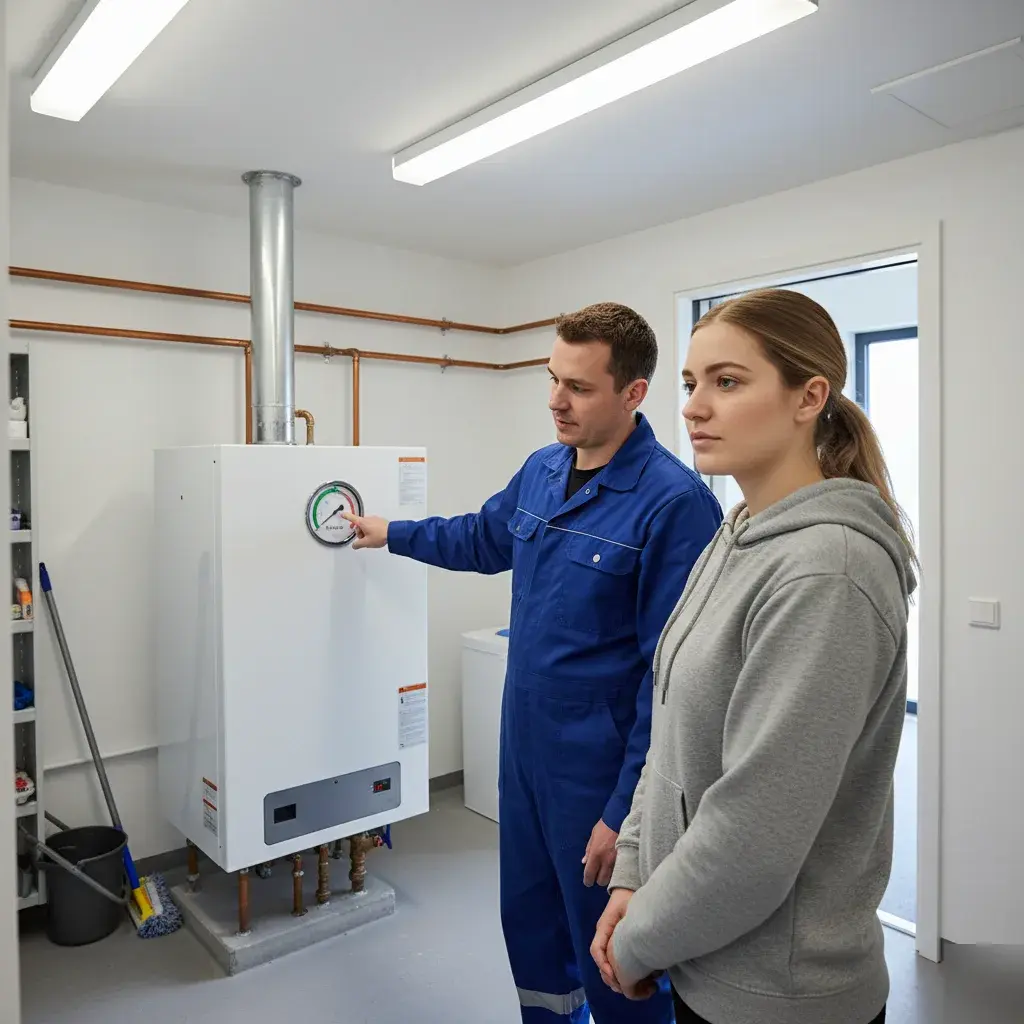 Boiler pressure restored after refill service